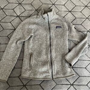 Patagonia Gray Full-Zip Better Sweater Fleece Jacket